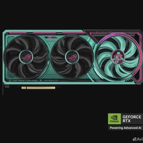 Видеокарта Asus ROG astral RTX5080 hatsune miku-edition