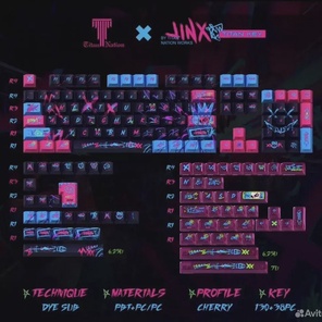 Кейкапы Titan Nation x Jinx