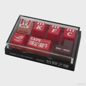 Кейкапы KFC x ASUS ROG