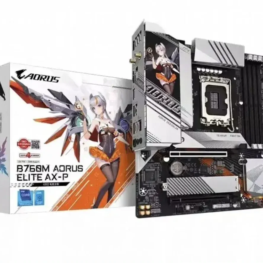 Материнская плата Gigabyte wifi B760M aorus elite AX-P DDR5