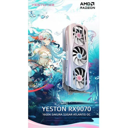 Видеокарта Yeston Rx9070xt Atlantis