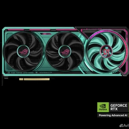Видеокарта Asus ROG astral RTX5080 hatsune miku-edition