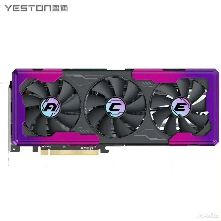 Видеокарты Yeston Game Ace RX9060XT 16GB/8GB