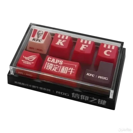 Кейкапы KFC x ASUS ROG