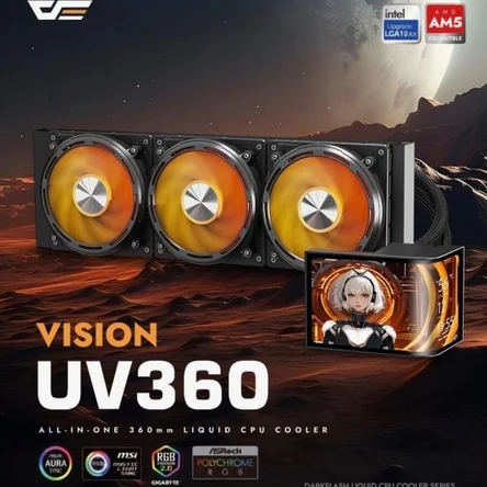 DARKFLASH UV360 — система жидкостного охлаждения для процессоров