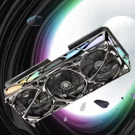 Видеокарта Yeston rx9070xt gravastar mercury nova oc